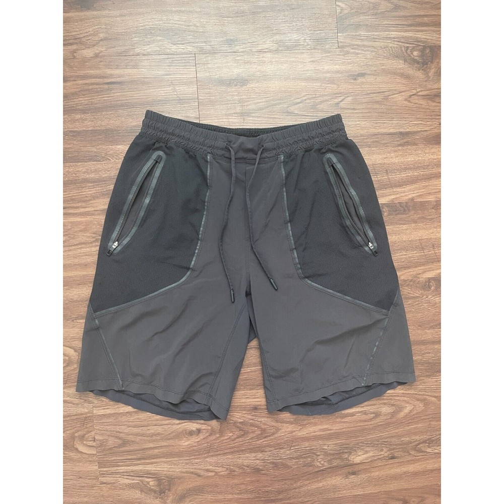 Lululemon Mens Schema Black Athletic Shorts Size M Liner less Sealed